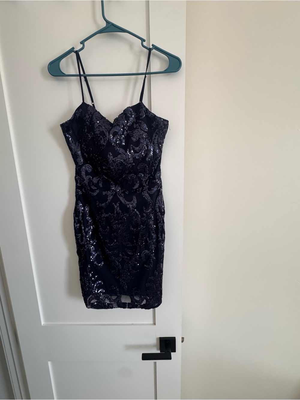 Navy sequin dress size 11/12